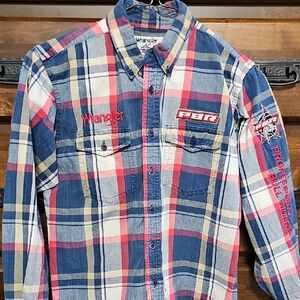 Wrangler PBR Professional Bull Riding Button Down Shirt